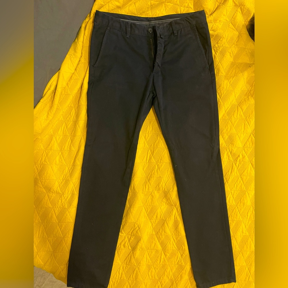 Zara Men’s size 31 Black fitted Dress Pants